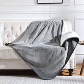 Yaning waterproof-blanket-bed-setup protects bed from spills and fur.