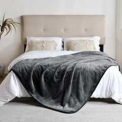 Yaning waterproof blanket flannel side offers soft, breathable warmth for lounging.