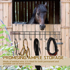 Yaocom 2Pcs tack shelves right view demonstrates compact wall-mounted organization.