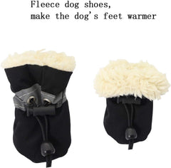 YAODHAOD dog bootie reflective straps enhance visibility for night safety