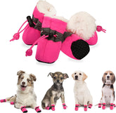 YAODHAOD zapatos para perro invierno con suela antideslizante para agarre seguro.