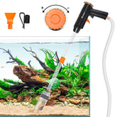 Yaubay 132GPH aquarium cleaner dirt suction removes debris from gravel
