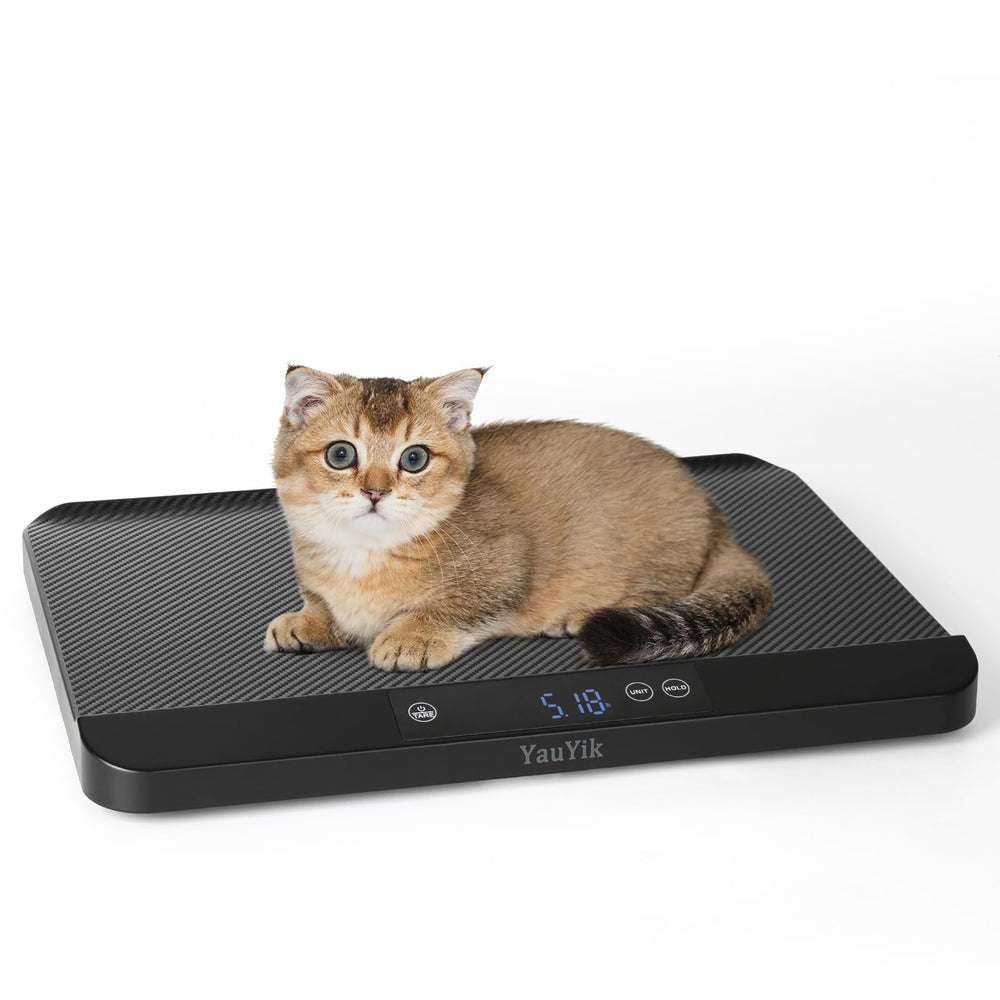 YauYik digital pet scale with LED display for clear weight readings