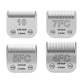 YAZIYIR dog grooming blades kit 1/16 inch for precise, smooth cutting.