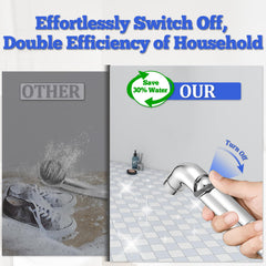 YDmeet brass 3-way diverter close-up for flexible water control