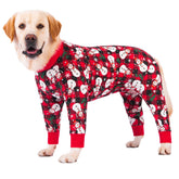 Yeapeeto dog recovery suit snowman 5xl on a dog for comfortable healing