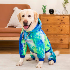 Yeapeeto fleece-lined fabric keeps dogs warm and comfortable on chilly trails