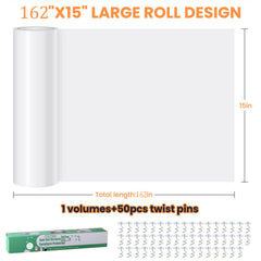 Yeatem cat scratch protector 162x15 roll shown on a long couch for extended coverage