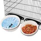 YECERCAN tazón cerámico para jaula, base estable para agua o comida.