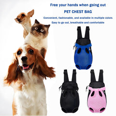 Yehenarn pet carrier backpack neck elastic band and tail space for comfortable positioning.