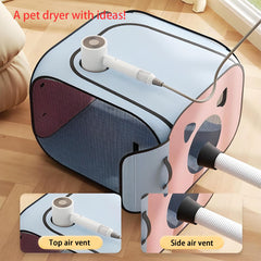 Yehenarn pet dryer box hands-free design enables safe, hands-off drying.