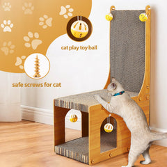 YEMOO cat scratcher double-sided cardboard extends use and value