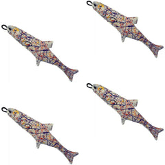 Yeowww Pollock Fish toy made in the USA supports premium enrichment during solo play.