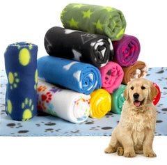 Yesland 20-patterns pet blankets display fun patterns for visual appeal and selection.