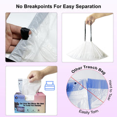 YESORMLING easy-cleanup design promotes quick disposal with drawstrings.