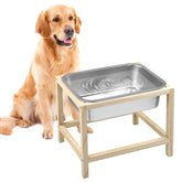 YEXEXINM elevated dog water bowl on stand supports comfortable drinking posture