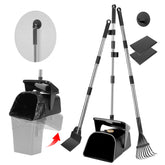 YGNNXRN pooper scooper swivel bin offers 39.3-inch reach for easy yard cleanup.