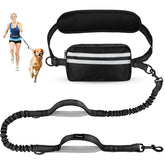 Yicostar hands free dog leash with waistband-padded design for all-day comfort.
