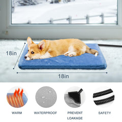 Yicostar pet heating pad uses UL-certified wiring for safer heat.