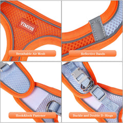 YIMEIS step-in harness design for quick on-and-off fits.