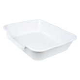 Ying Tutu extra large litter box front view demonstrates spacious big-cat interior.