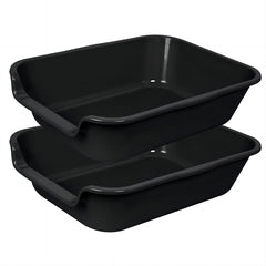 Ying Tutu extra-large cat litter box front view for big cats and multi-cat homes.