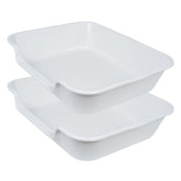 Ying Tutu extra-large litter box gray top view shows spacious space for big cats