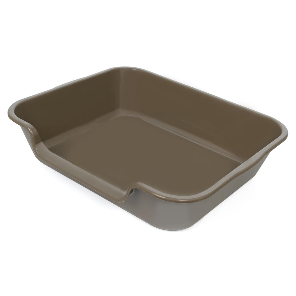 Ying Tutu extra-large litter box front view shows ample space for big cats and multi-cat use