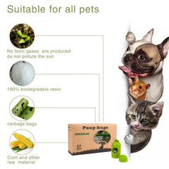 Yingdelai poop bags measure 13.5 by 9 inches for full waste coverage.