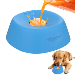 Yipetor slow feeder bowl with ball-in design for mess-free liquid treats