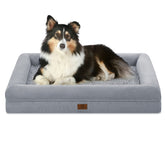 Yiruka Large Dog Bed top view highlights plush surface for joint-friendly comfort