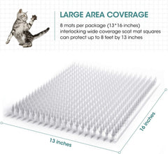 Yiteshi scat mat 13x16 inch indoor outdoor view discreet deterrent for furniture