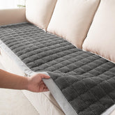 YJSMMXY couch cover soft-flannel delivers cozy pet comfort on the sofa.