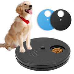 Ykall dog nail scratch board rotates for easy grooming and interactive play.