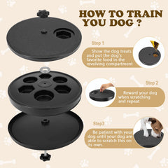 Ykall dog nail scratch board with replaceable sandpaper pads for durable filing.