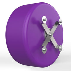 YKD 15-inch silent chinchilla wheel non-slip coating—improved grip