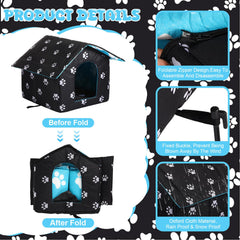 Ylinge pet blanket adds warmth and comfort for outdoor naps.