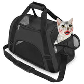 Transportín YLONG para gato dentro del avión, cómodo y aprobado para aerolíneas.