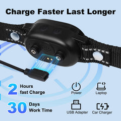 YOGAL bark collar modes beep and vibration indicate versatile training cues