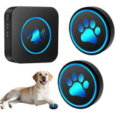 Yoiilifee dog doorbell on the front door for easy potty training