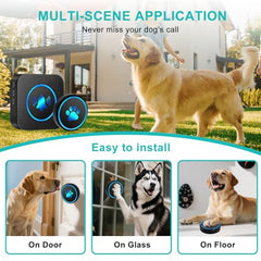 Yoiilifee dog doorbell range illustration up to 1000 feet