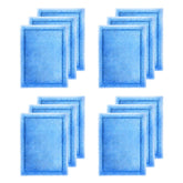 Yonice aquarium filter cartridge 12-pack packaging ready for quick replacement.