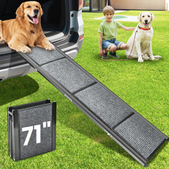 YOOKESEN dog ramp anti-slip fabric grips paws for safe loading