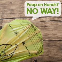 YORJA dog poop bags rolls 9x13 inch size for large dogs.