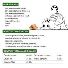 YOSSOA Freeze Dried Chicken Cat Treat packaging—individually wrapped for peak freshness and easy rewards.
