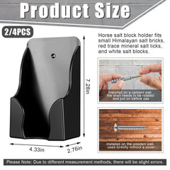 Yousoontic salt lick stand for horses provides easy access during daily grazing.