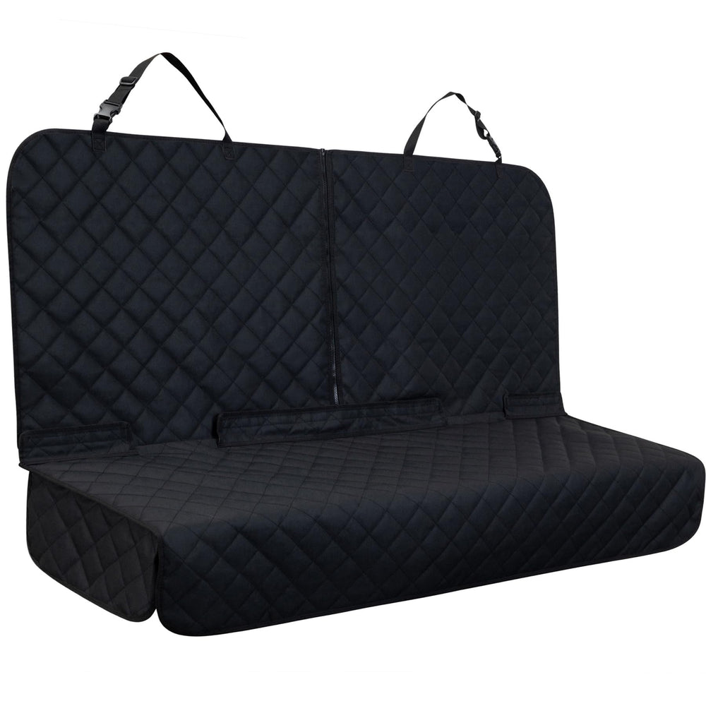 YOVEEKLE back seat cover for dogs waterproof keeps upholstery clean and protected