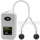 YQMIGU small aerator in a 6-gallon bucket delivering steady bubbles for live bait