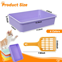 Ysglory PP non-stick odor-resistant litter box design keeps mess minimal and odors controlled.