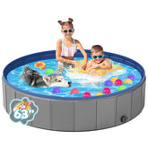 YSJILIDE collapsible XL dog pool for outdoor play and baths